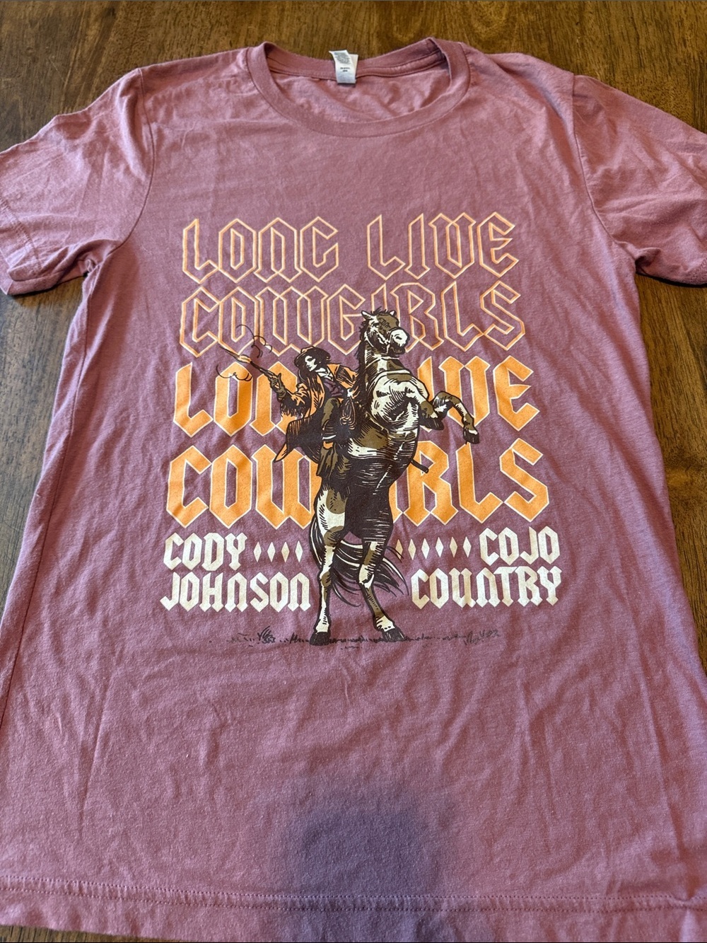 Cody Johnson Long Live Cowgirls Tee Size S